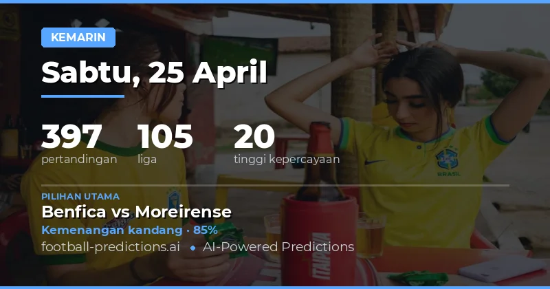 Analisis Performa Prediksi Bola pada 25 April 2026