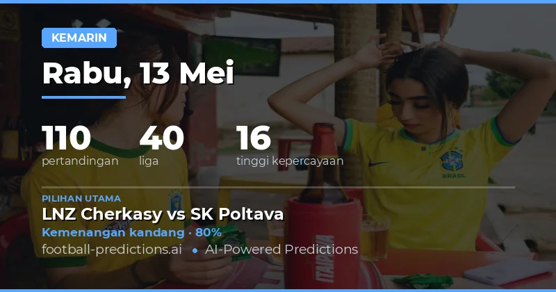 Evaluasi Performa Prediksi Sepak Bola Hari Ini