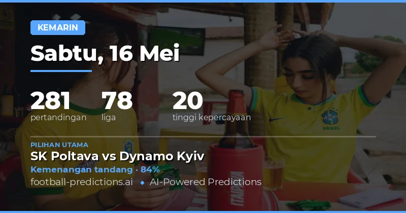 Evaluasi Kinerja Prediksi Sepak Bola Hari Ini