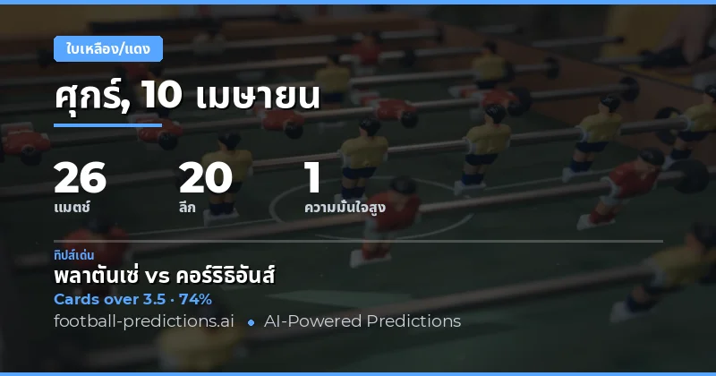 บทนำ: การวิเคราะห์ใบเหลืองและแนวโน้มการเดิมพัน