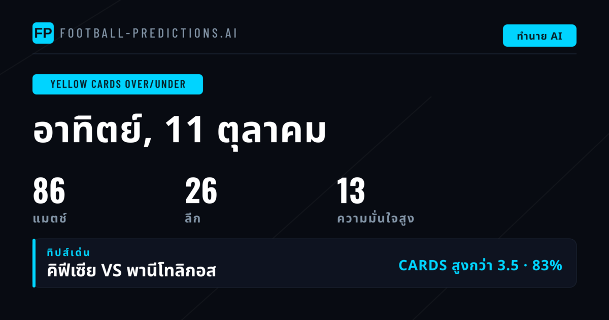 ภาพรวมตลาดเดิมพันใบเหลืองวันพิเศษ