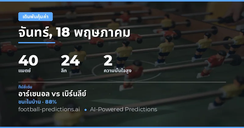 บทนำสู่การวิเคราะห์โอกาสชนะที่ดีที่สุด