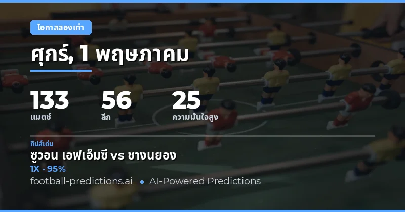 บทนำสู่การวิเคราะห์ Double Chance วันที่ 1 พฤษภาคม 2026