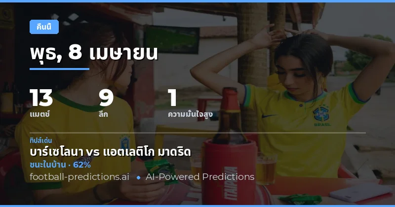 บทสรุปเกมคืนนี้