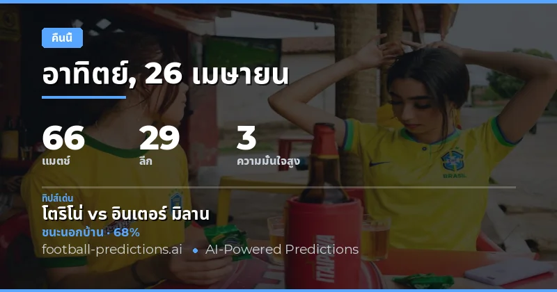 ภาพรวมการแข่งขันและบรรยากาศวันเดิมพัน