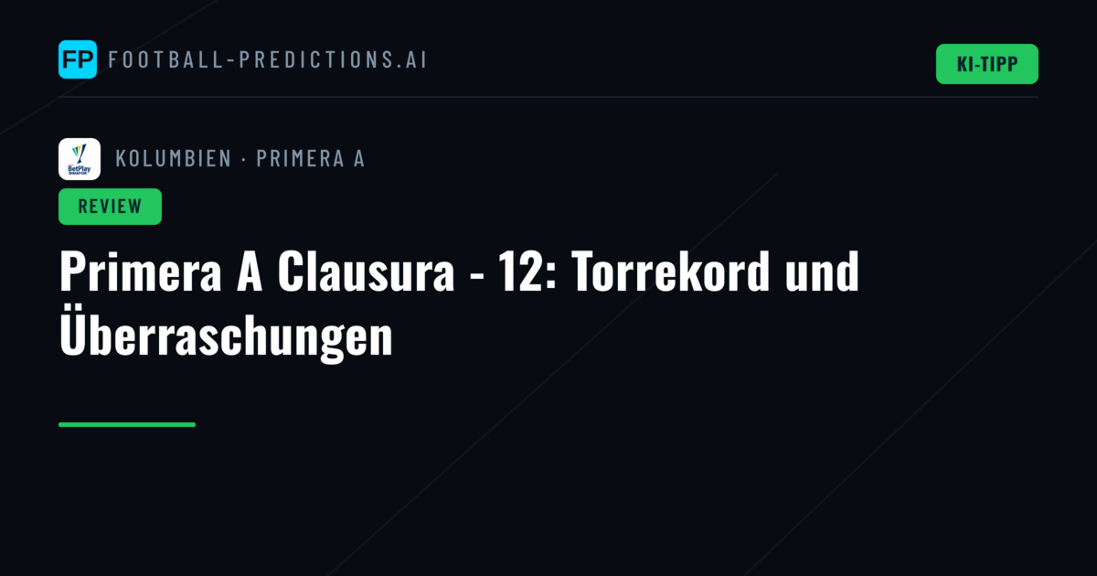 Primera A Clausura - 12: Torrekord und Überraschungen