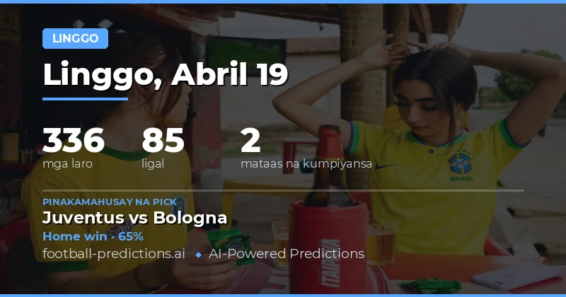 Mga Pagtaya na May Mataas na Kumpiyansa Sa Laro Ng Linggo