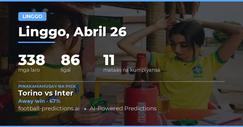 Mga Panalo sa Laro ng Linggo - 26 Apr 2026