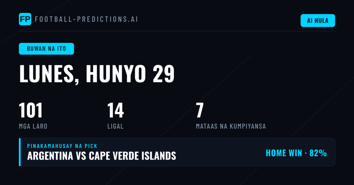Panimula sa Lingguhang Prediksiyon