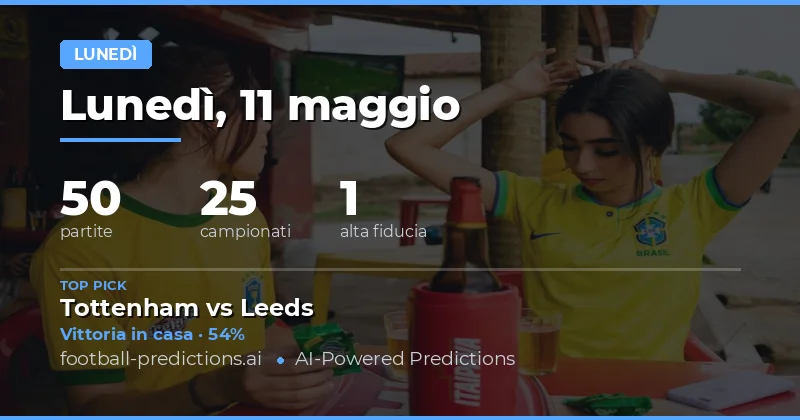 Pianificazione delle Scommesse per il Lunedì 11 Maggio 2026