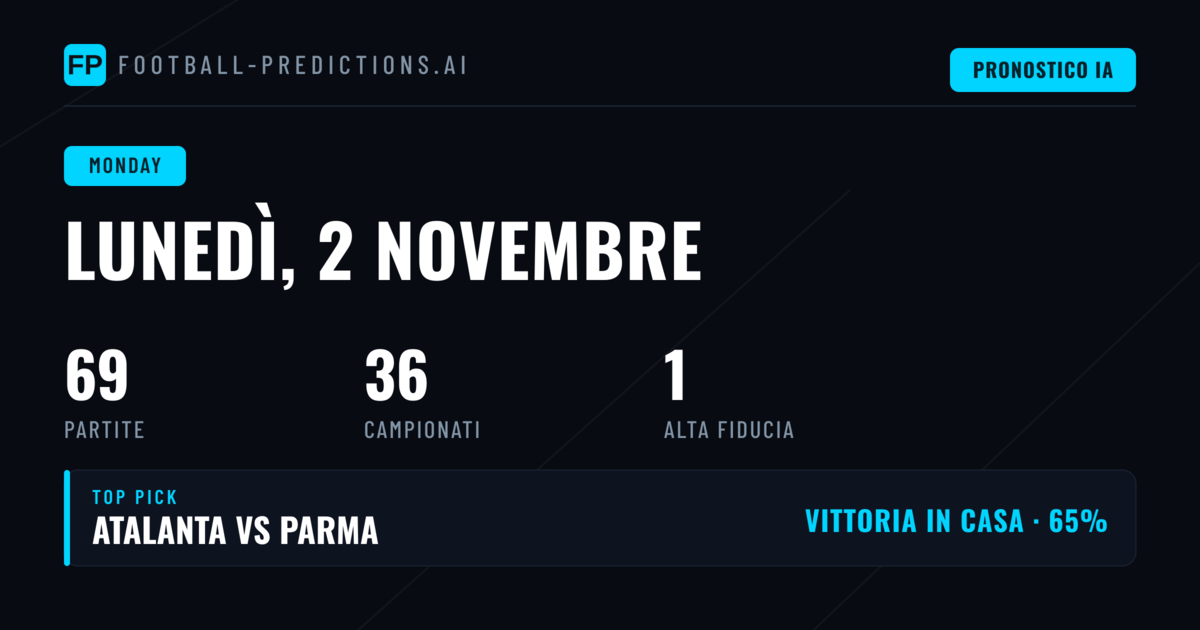 69 partite per affinare i segnali di quota