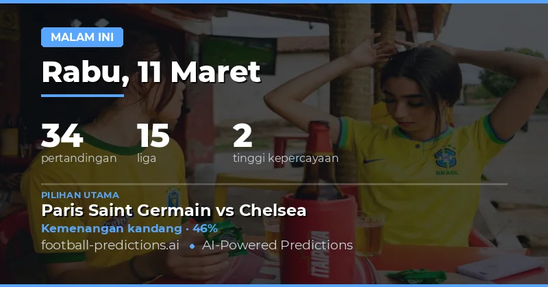 Prediksi Bola 11 Maret 2026: Tips Taruhan & Analisis Terbaik