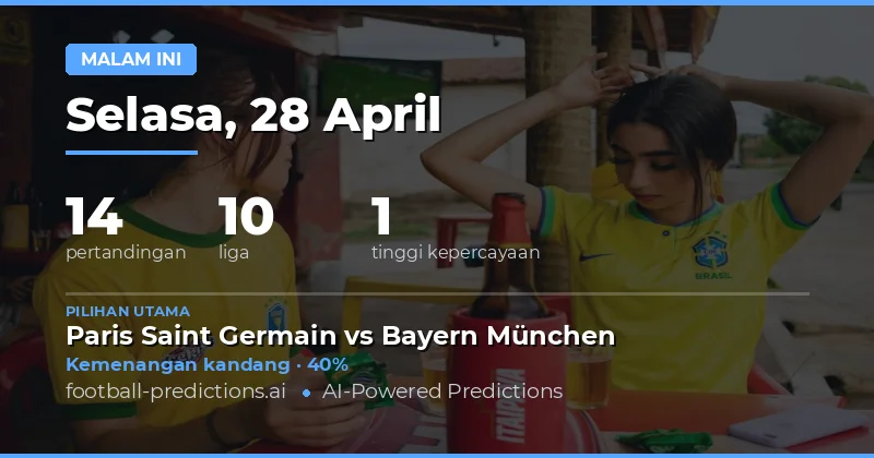 Prediksi Bola Malam Ini: Analisis Mendalam 61 Laga di Tanggal 28 April 2026