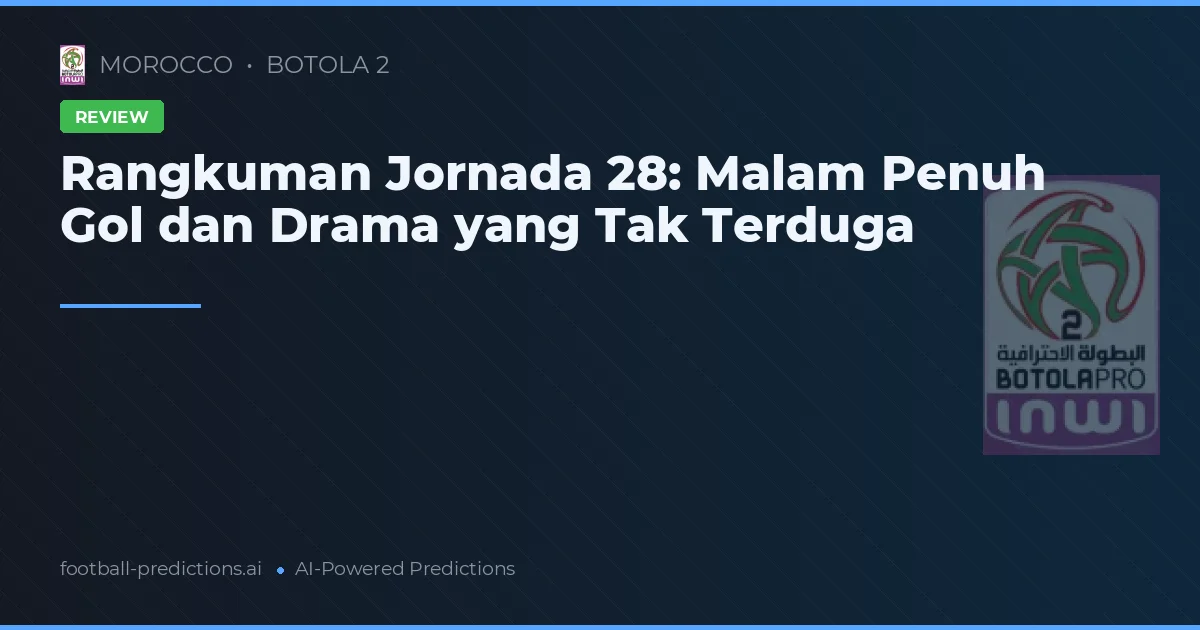 Rangkuman Jornada 28: Malam Penuh Gol dan Drama yang Tak Terduga