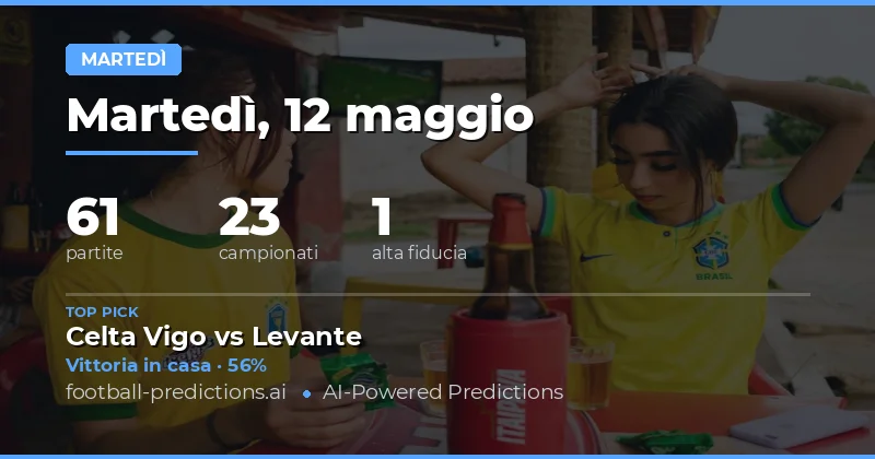 Analisi delle Partite di Martedì 12 Maggio 2026