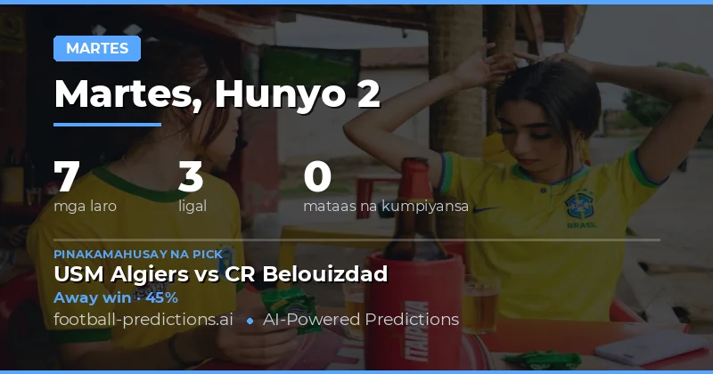 Paghahanda para sa Mga Laro ng Martes: 2 Hunyo 2026
