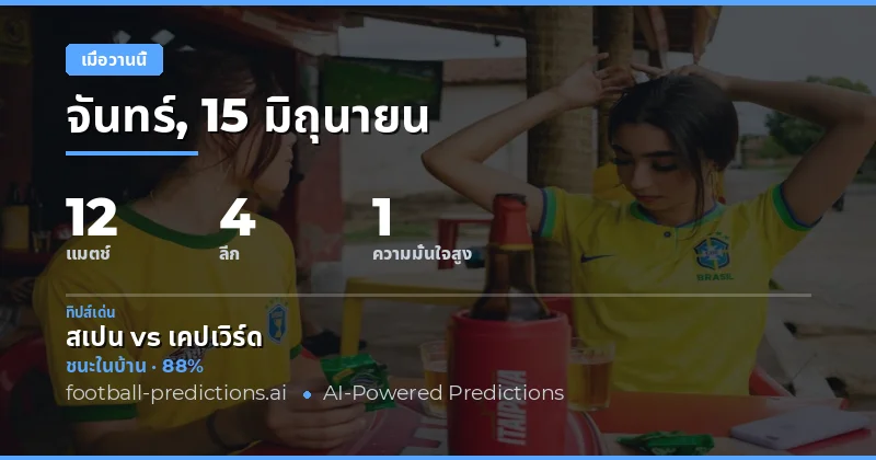 วันจันทร์ที่ 15 มิถุนายน 2569: วันที่ยากลำบากสำหรับนักทำนาย