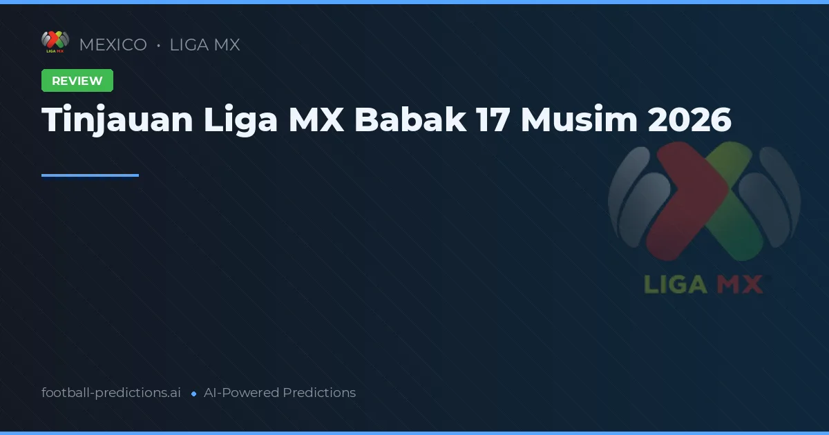 Tinjauan Liga MX Babak 17 Musim 2026