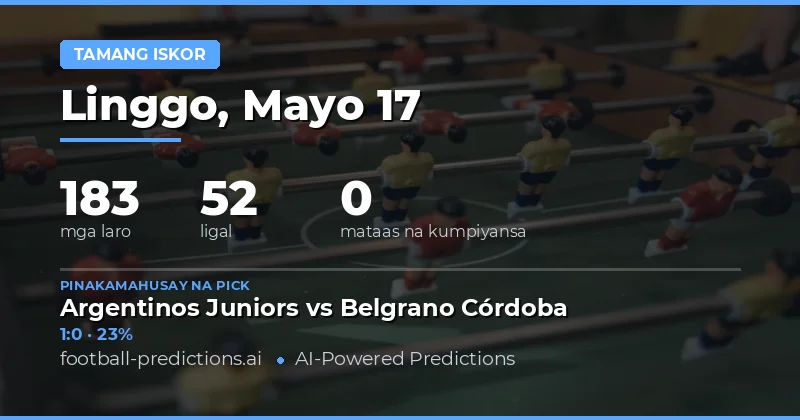 Pagsusuri ng Mga Larawan para sa 17 Mayo 2026