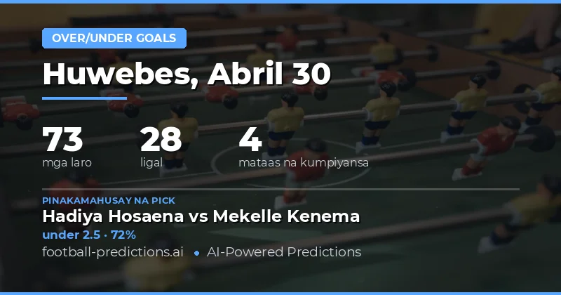 Pangunahing Gabay sa Over/Under Goals Predictions