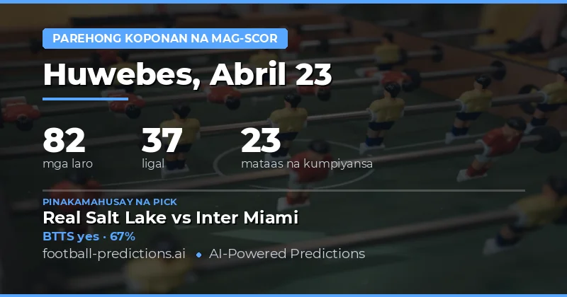 Panimula sa Mga Pagsusuri sa BTTS