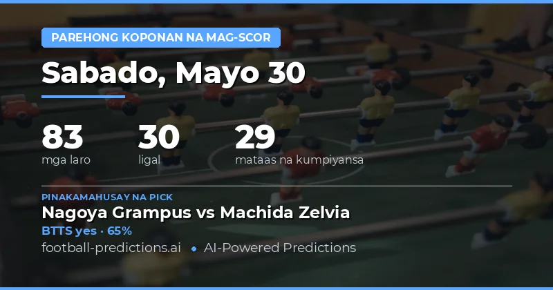 Paghahanda para sa 30 Mayo 2026 na Mga Laro