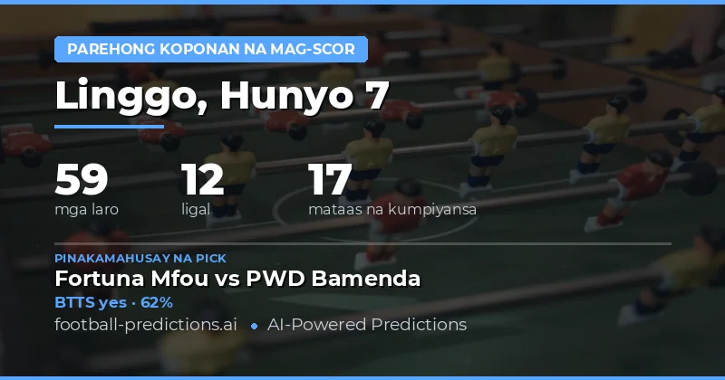 BTTS Predictions: Pagtataya sa mga Laban na May Gol ng Magkabilang Koponan
