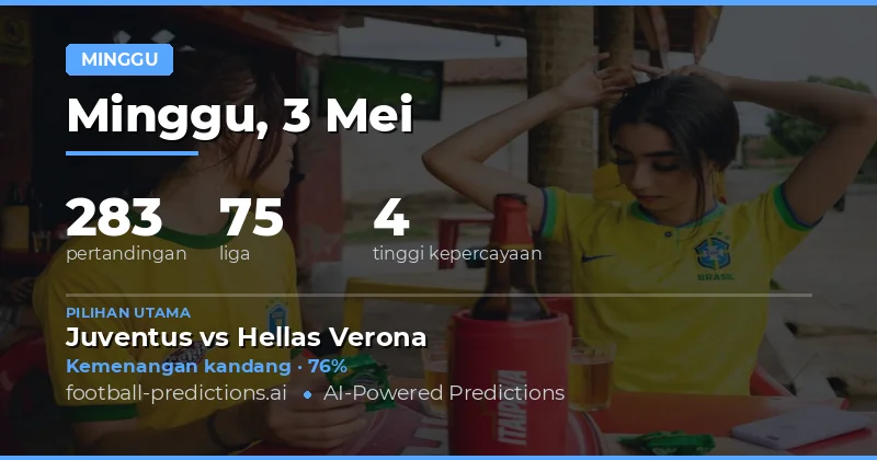 Prediksi Bola Minggu 3 Mei 2026: Analisis Statistik dan Peluang Terbaik