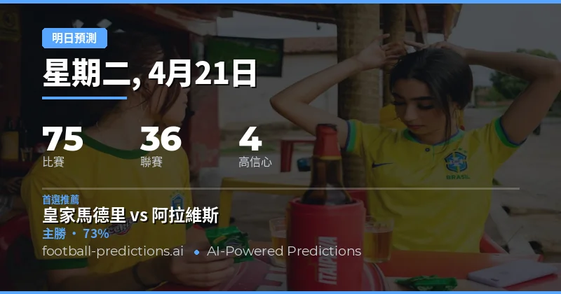 21 Apr 2026 明日賽事前瞻