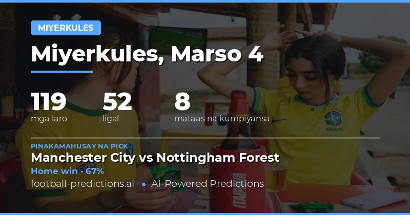 Football Predictions 4 Marso 2026: Pinakamahusay na Pustahan & Prediksyon