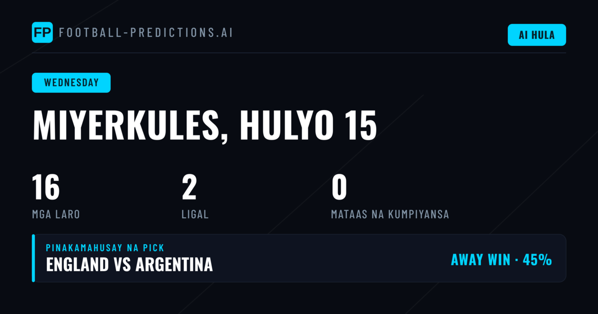 FA Cup at World Cup: Panimulang Analisis ngayong Miyerkoles