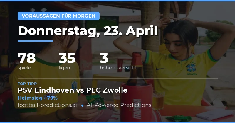 Drei Hochvertrauensspiele mit über 70 % Gewinnchance