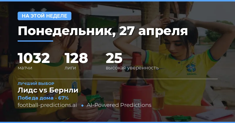 Обзор футбольных матчей недели: 27 апреля – 3 мая 2026