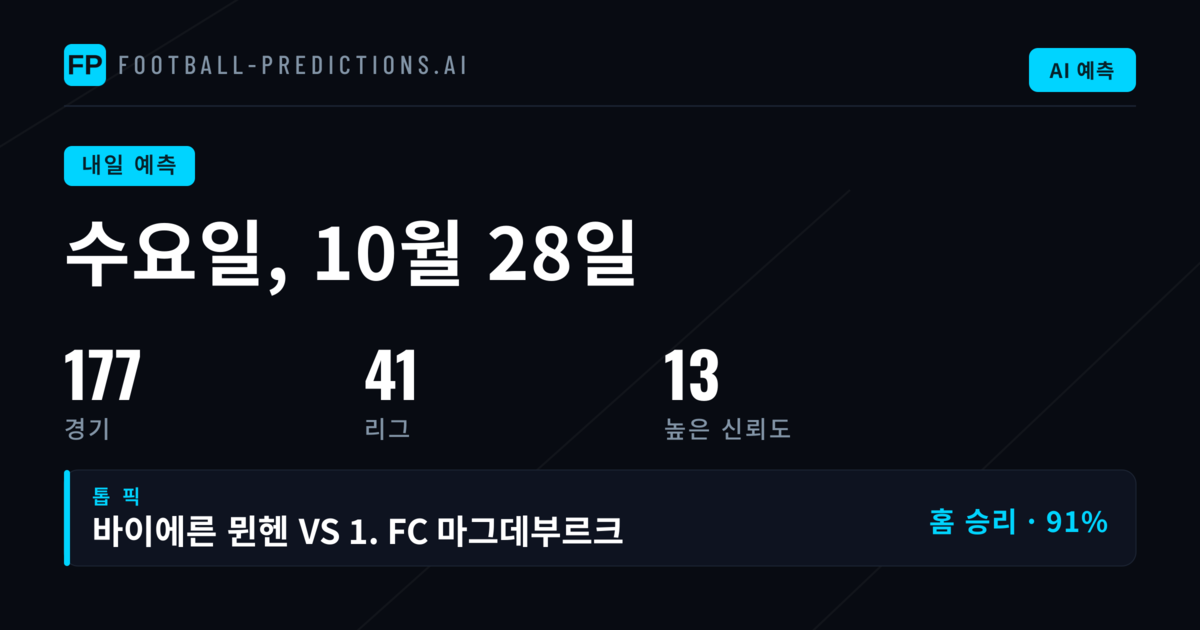 수요일(2026년 10월