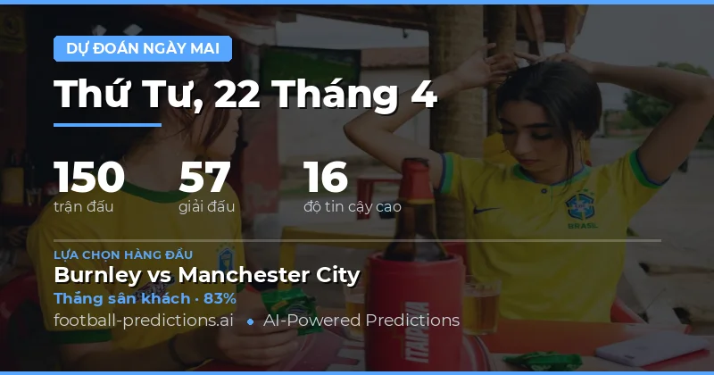 Các trận đấu ngày 22 tháng 4 năm 2026