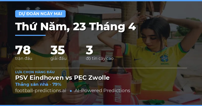 Dự Đoán Trận Đấu Ngày 23 Tháng 4 Năm 2026