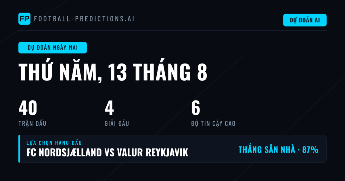 Phân tích xu hướng cá cược ngày thi đấu 13/08
