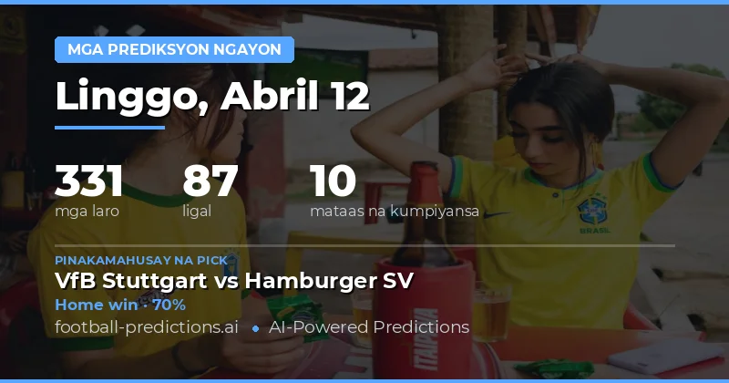 Panahon ng Pagtaya: Mga Laro ng 12 Abril 2026