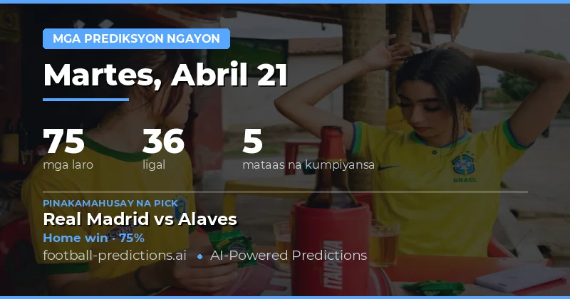 Mga Pagtaya Ngayon: 21 Abril 2026