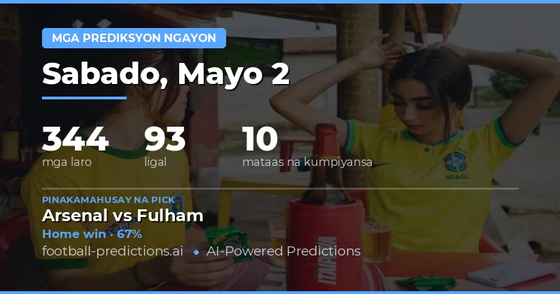 Mga Mahahalagang Istatistika at Prediksyon para sa 2 Mayo 2026