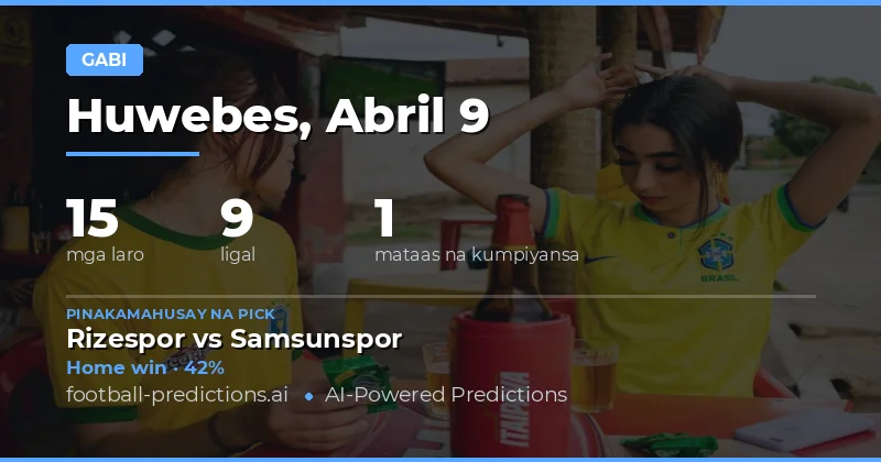 Mga Taya Para Sa 9 Abril 2026