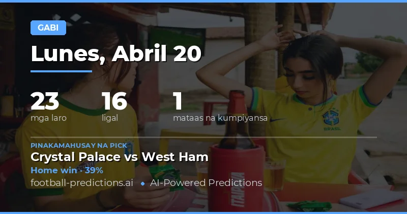 Mga Pagtaya At Pananaw Para Sa Mga Laban Ngayon