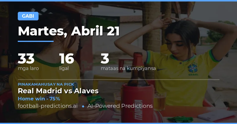 Mga Pagtaya para sa Mga Laro Ngayon