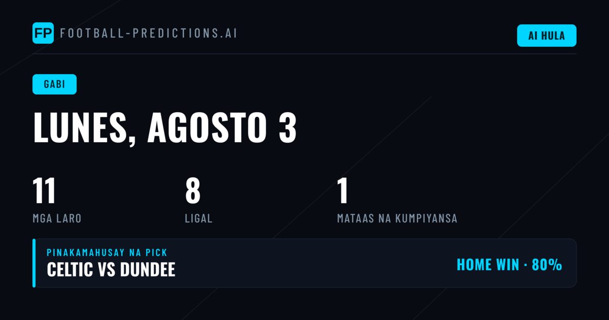 Match Analysis at Betting Strategy para sa Gabi ng Lunes