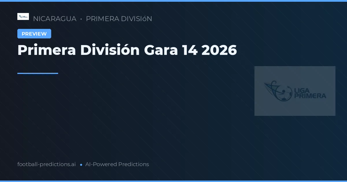 Primera División Gara 14 2026