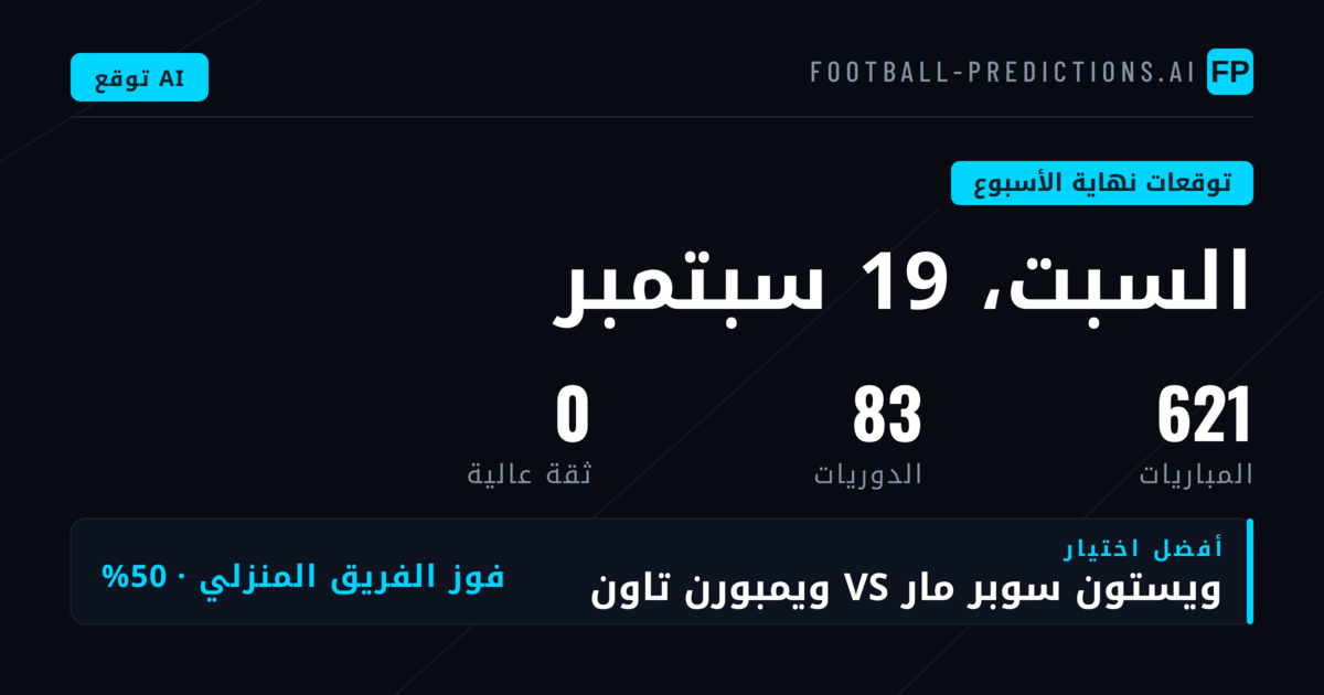 نظرة شاملة على مباريات نهاية الأسبوع