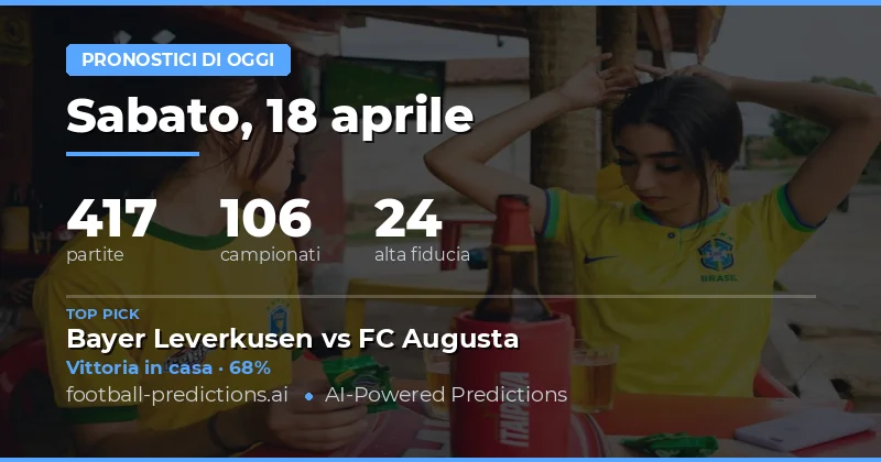 Pronostici delle partite di oggi: focus su risultati attesi