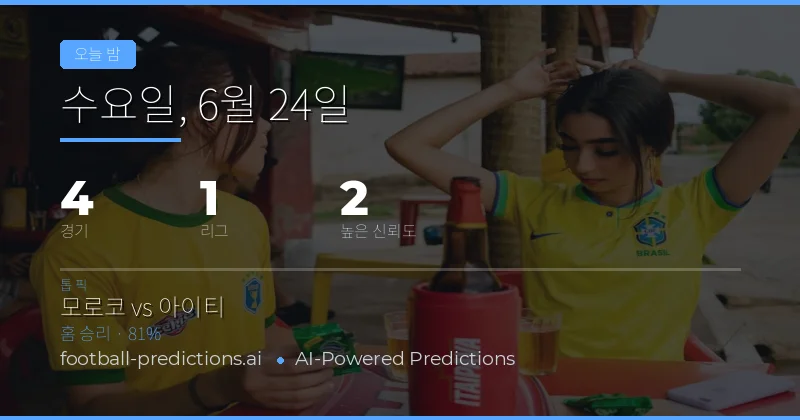 수요일 월드컵 경기 분석 및 배당률 동향