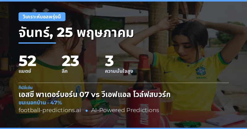 บทนำสู่การวิเคราะห์ฟุตบอลวันพรุ่งนี้