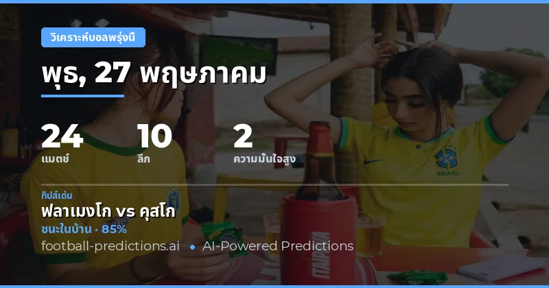 บทนำสู่การแข่งขันฟุตบอลวันพรุ่งนี้
